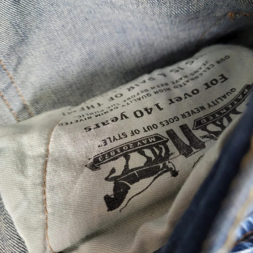 Levi's 511 Y2K Slim Fit Jeans Stretch Denim Classic Blue Jeans‎ Size 30x32